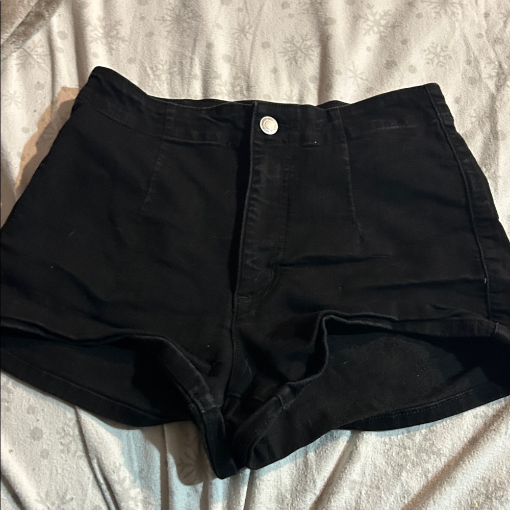 Wild Fable Black High Waist Women's Shorts